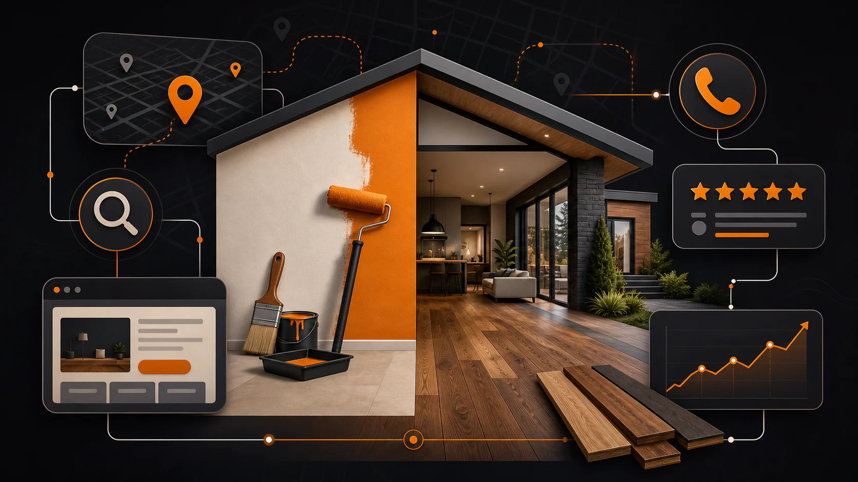 Local Growth Engine for a painting and flooring company