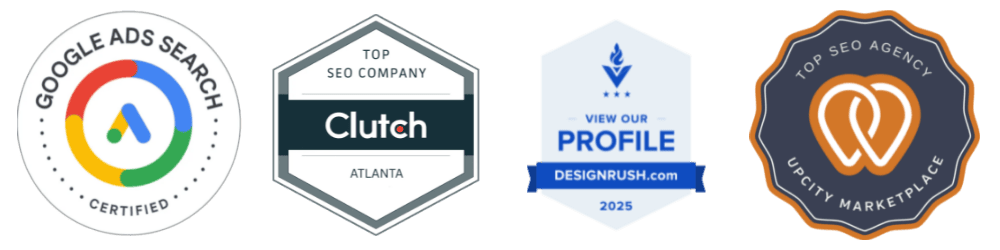 SEO and marketing recognition badges