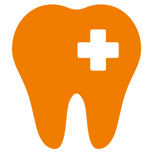 Dental professional treating a patient