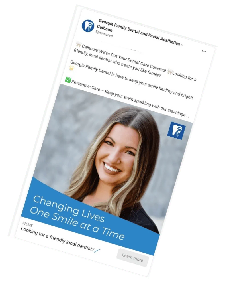 Atlanta Facebook and Instagram advertising campaign built around local lead generation